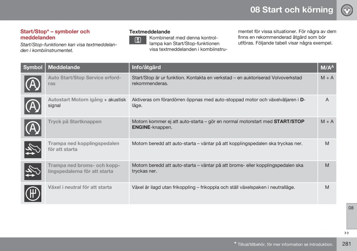 Volvo XC70 Cross Country II 2 instruktionsbok / page 283