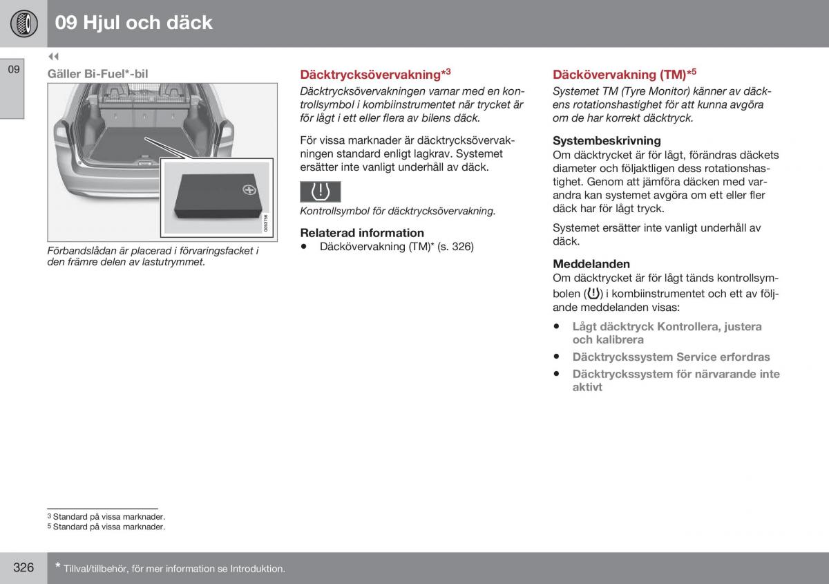 Volvo XC70 Cross Country II 2 instruktionsbok / page 328