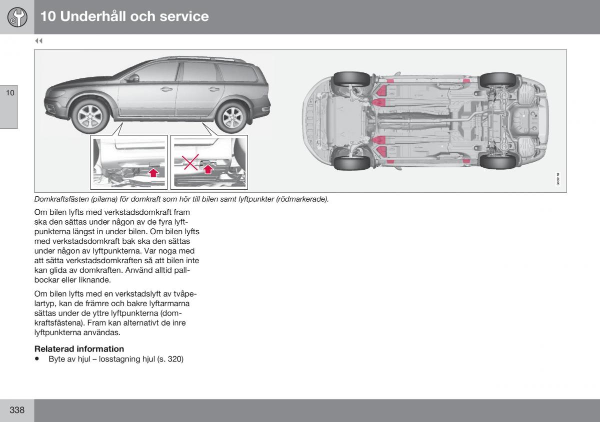 Volvo XC70 Cross Country II 2 instruktionsbok / page 340