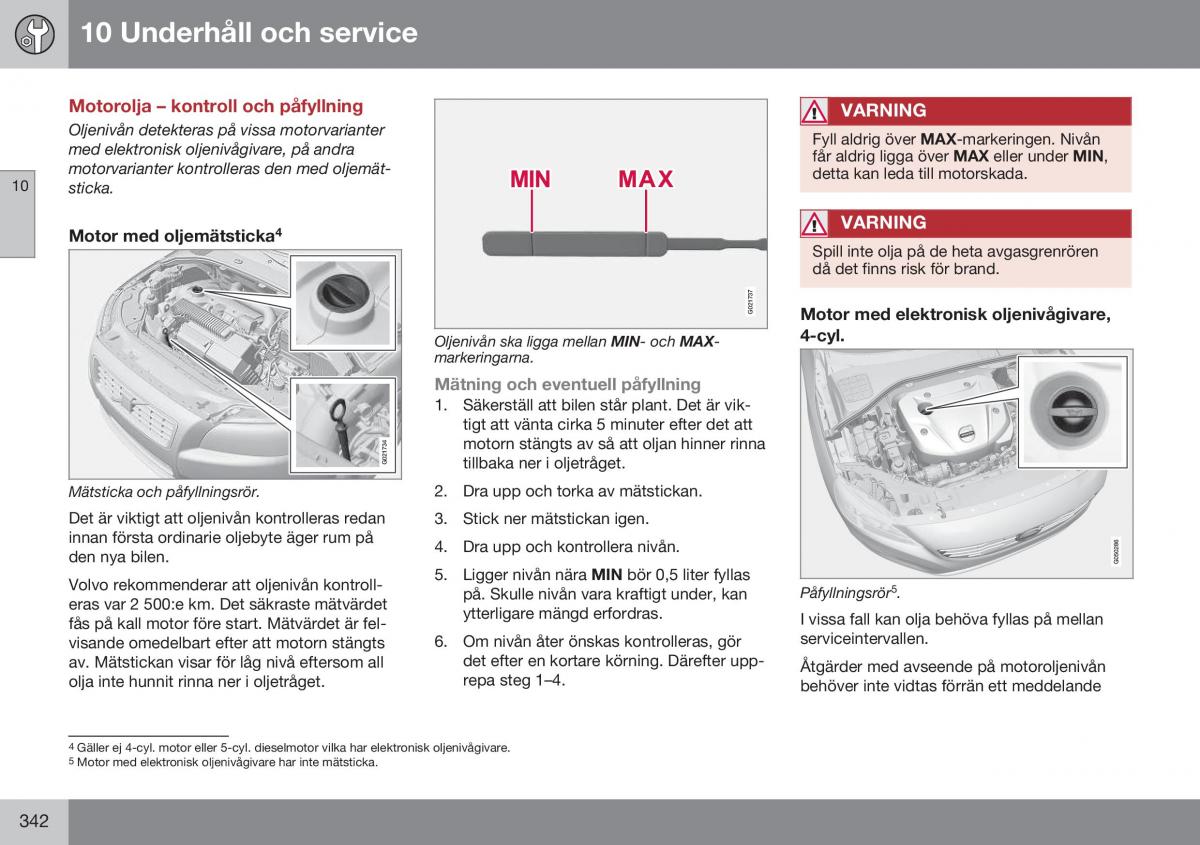 Volvo XC70 Cross Country II 2 instruktionsbok / page 344