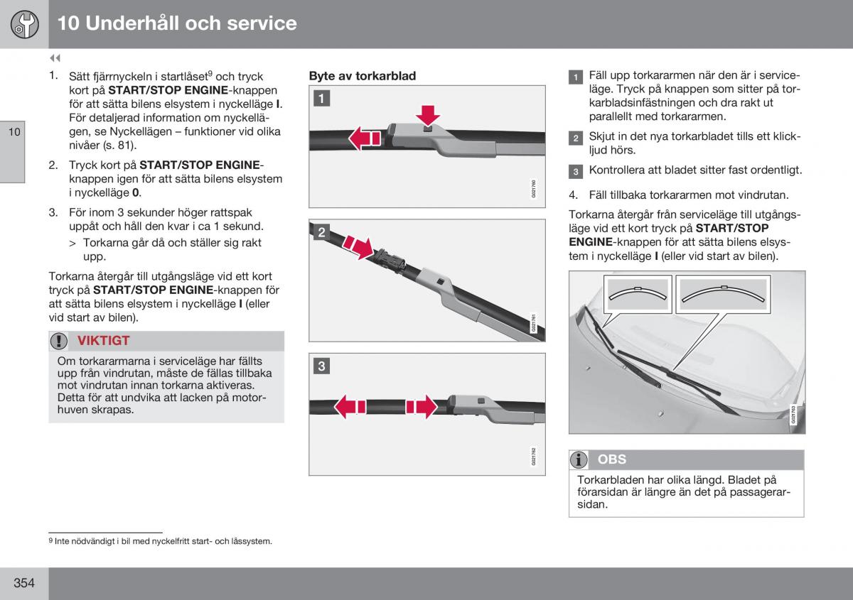 Volvo XC70 Cross Country II 2 instruktionsbok / page 356