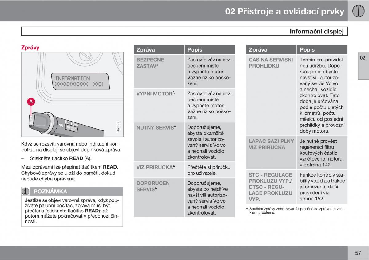 Volvo XC90 I 1 navod k obsludze / page 59