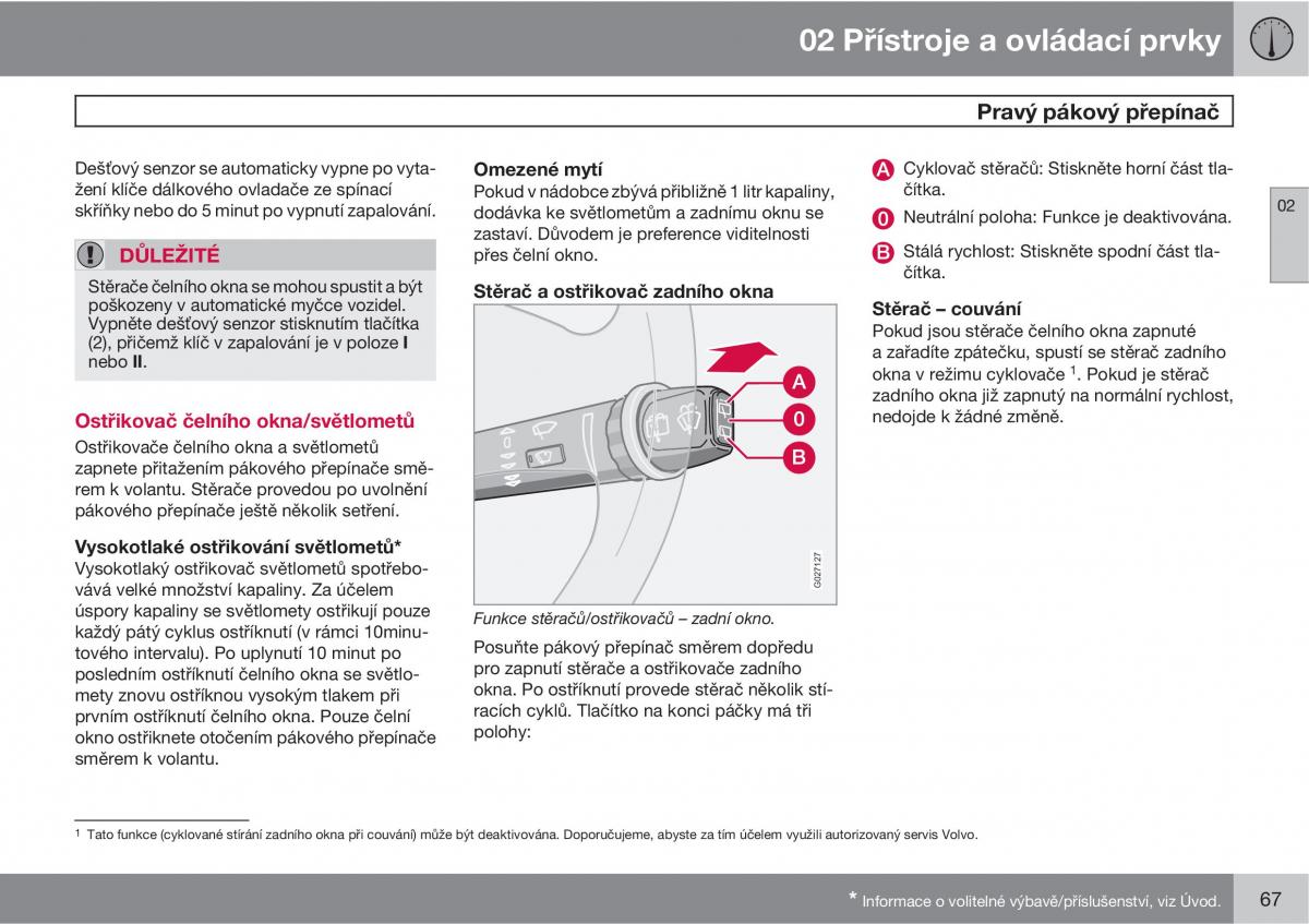 Volvo XC90 I 1 navod k obsludze / page 69