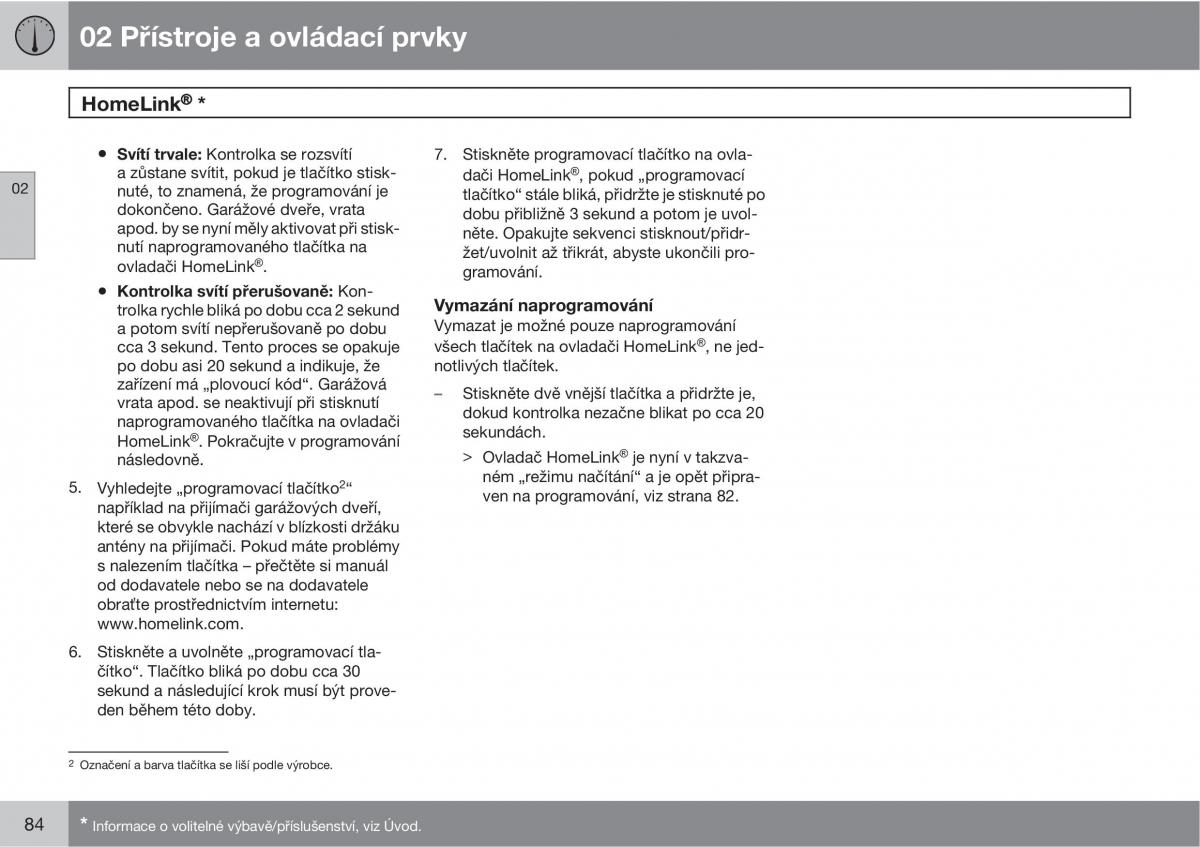 Volvo XC90 I 1 navod k obsludze / page 86