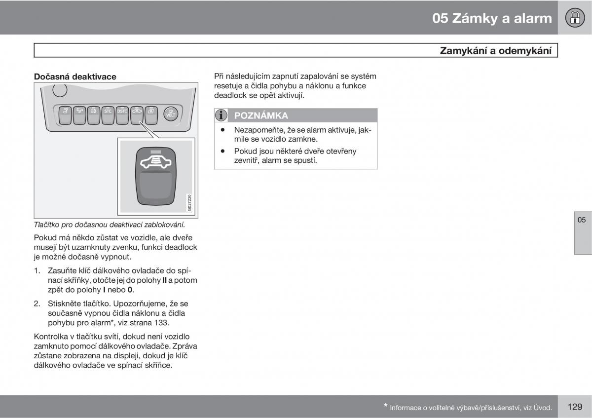 Volvo XC90 I 1 navod k obsludze / page 131