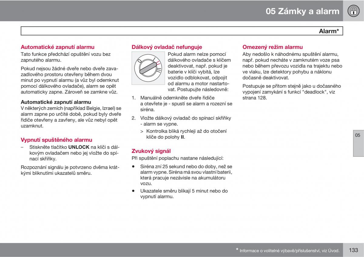 Volvo XC90 I 1 navod k obsludze / page 135