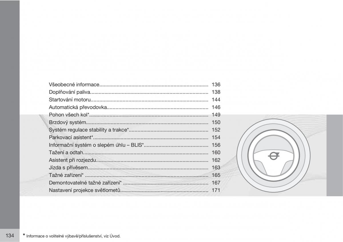 Volvo XC90 I 1 navod k obsludze / page 136