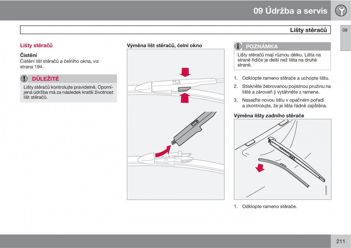 Volvo XC90 I 1 navod k obsludze / page 213