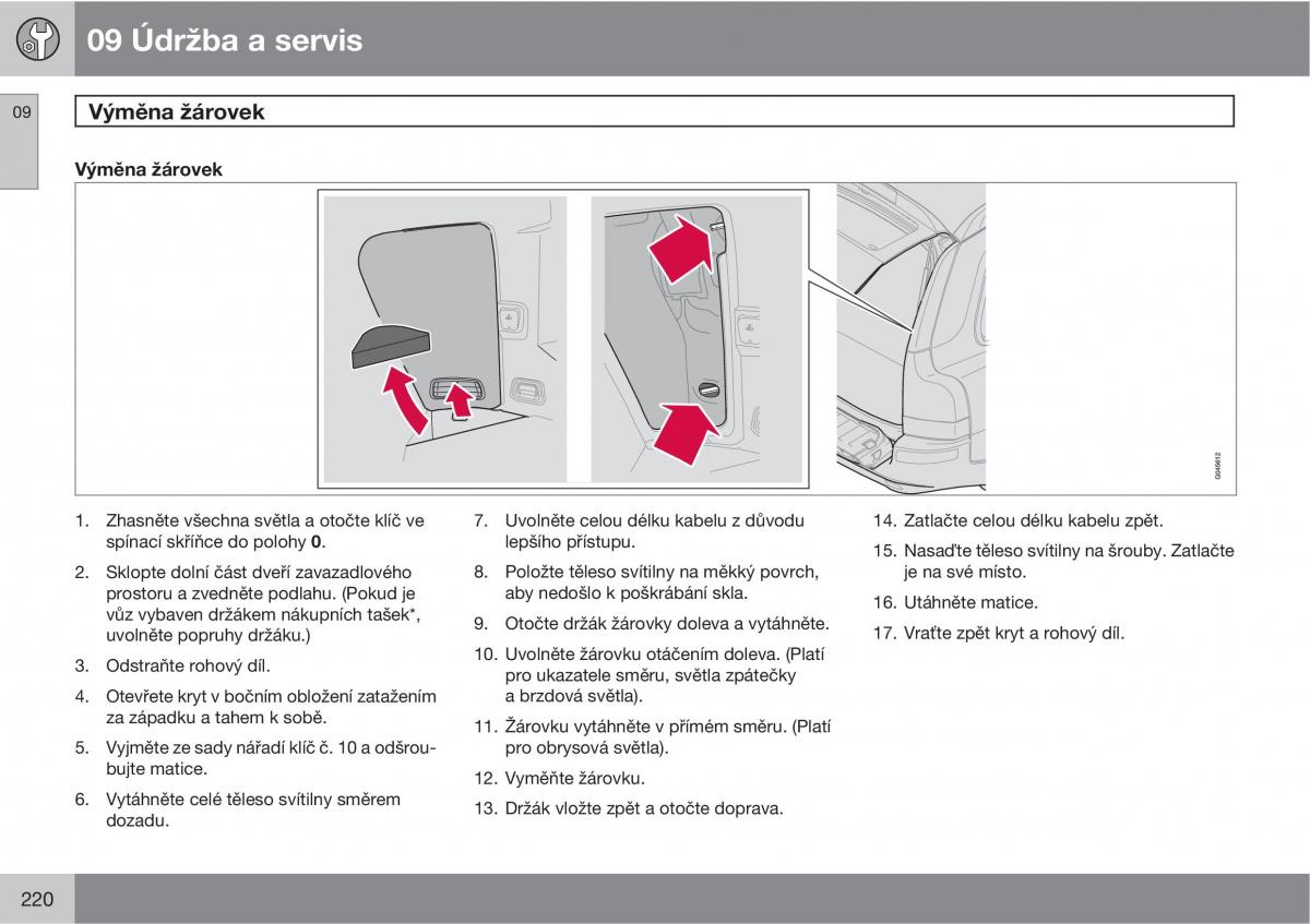 Volvo XC90 I 1 navod k obsludze / page 222