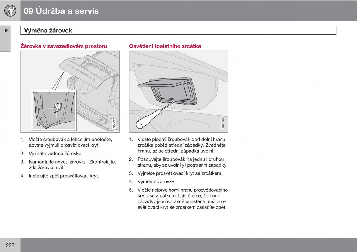 Volvo XC90 I 1 navod k obsludze / page 224