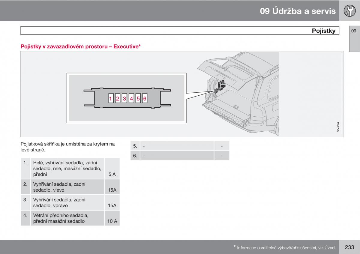 Volvo XC90 I 1 navod k obsludze / page 235