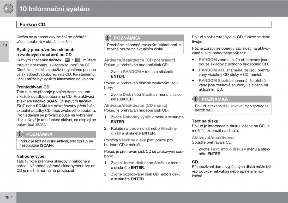 Volvo XC90 I 1 navod k obsludze / page 254