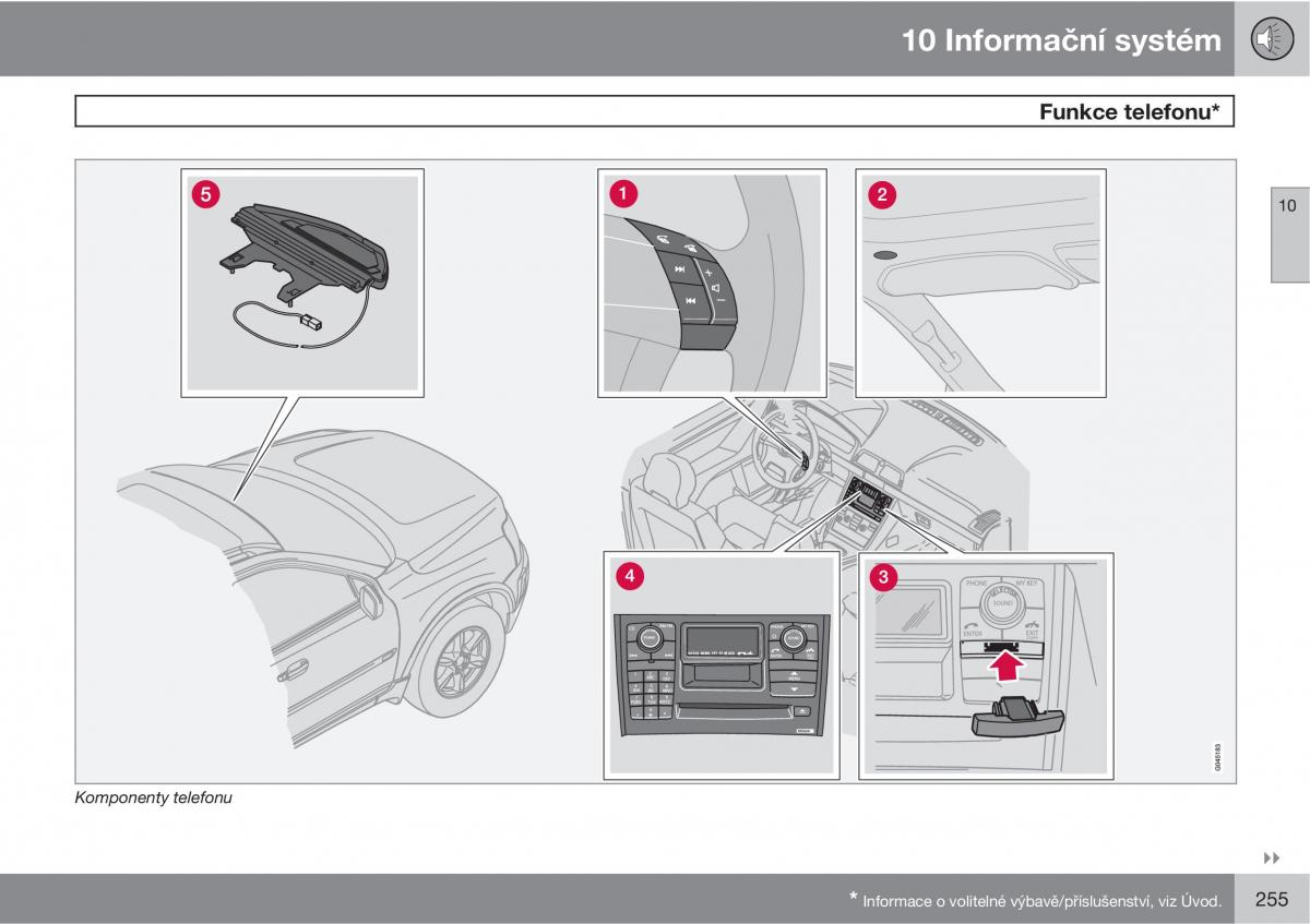 Volvo XC90 I 1 navod k obsludze / page 257