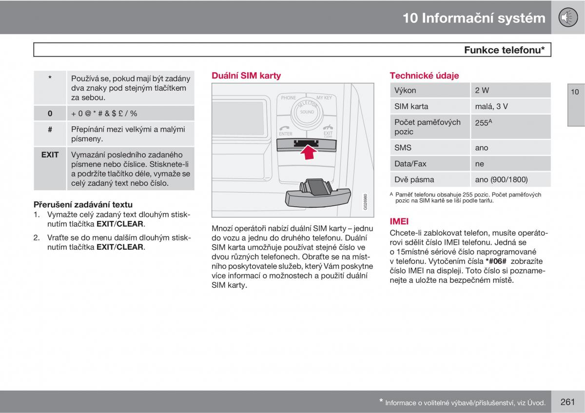 Volvo XC90 I 1 navod k obsludze / page 263