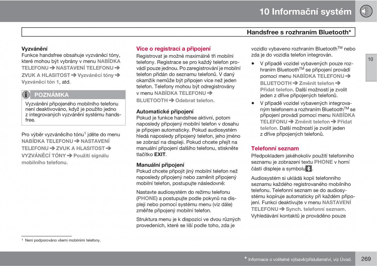 Volvo XC90 I 1 navod k obsludze / page 271