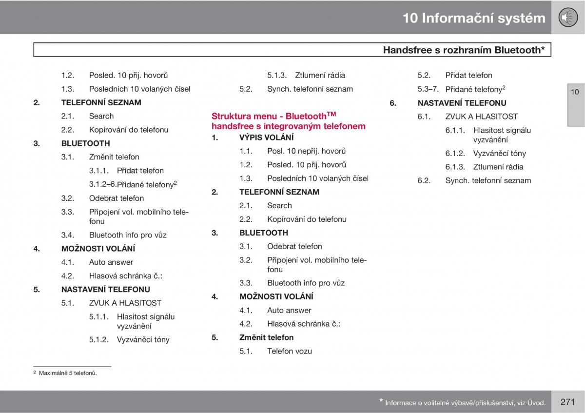 Volvo XC90 I 1 navod k obsludze / page 273