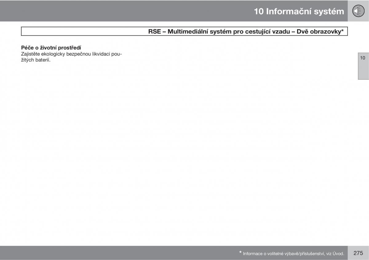 Volvo XC90 I 1 navod k obsludze / page 277