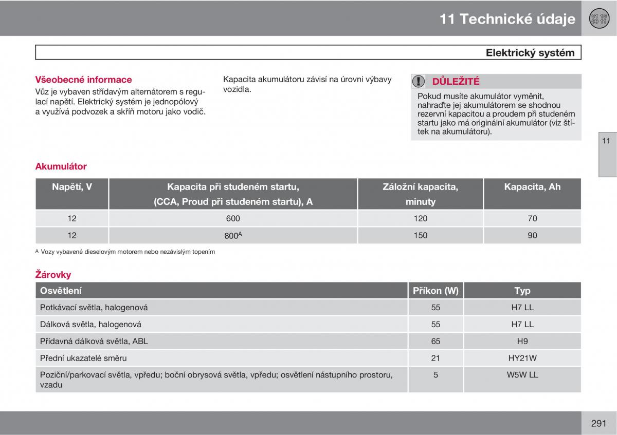 Volvo XC90 I 1 navod k obsludze / page 293