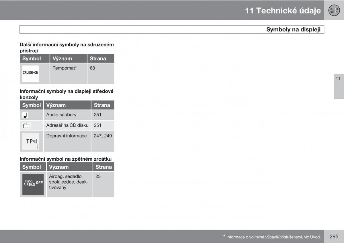 Volvo XC90 I 1 navod k obsludze / page 297