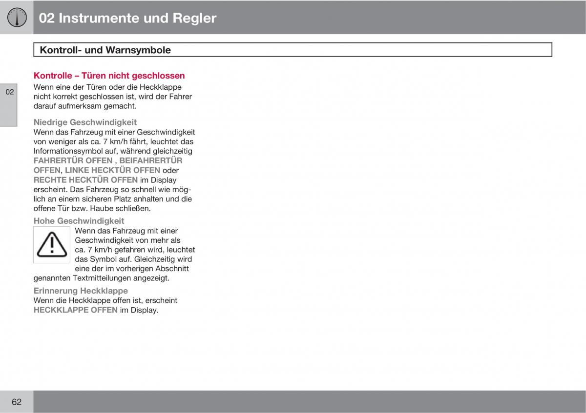 Volvo XC90 I 1 Handbuch / page 64