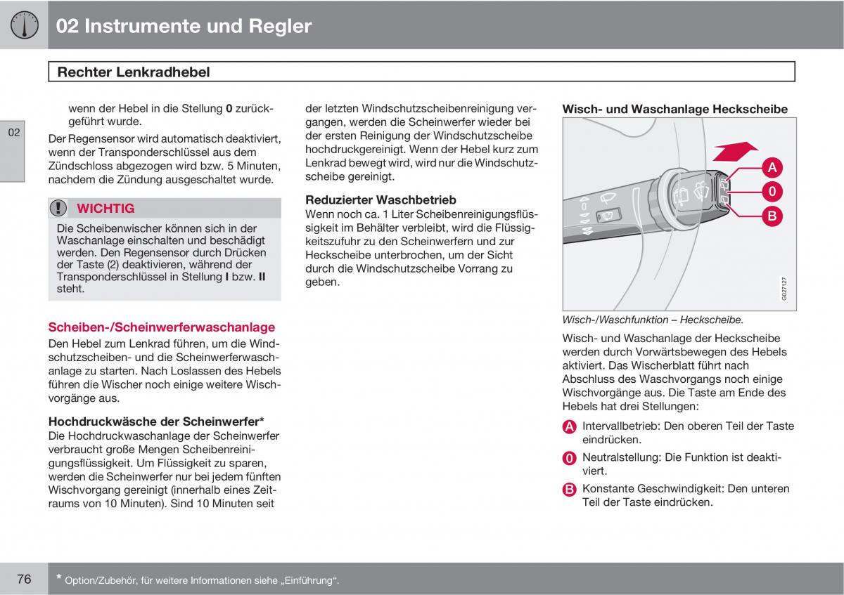 Volvo XC90 I 1 Handbuch / page 78