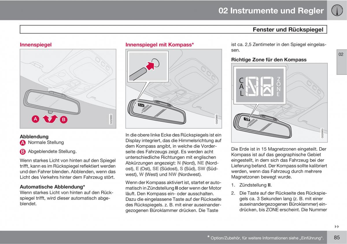 Volvo XC90 I 1 Handbuch / page 87