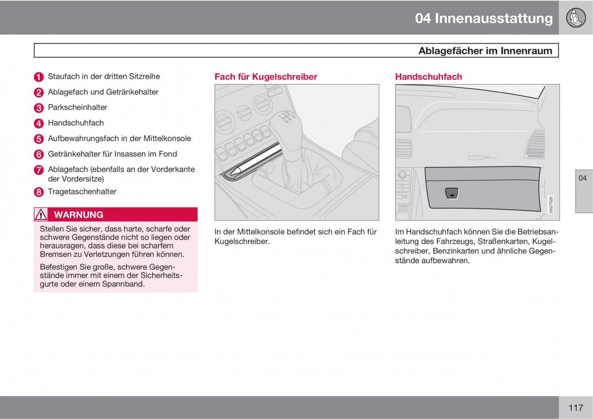 Volvo XC90 I 1 Handbuch / page 119