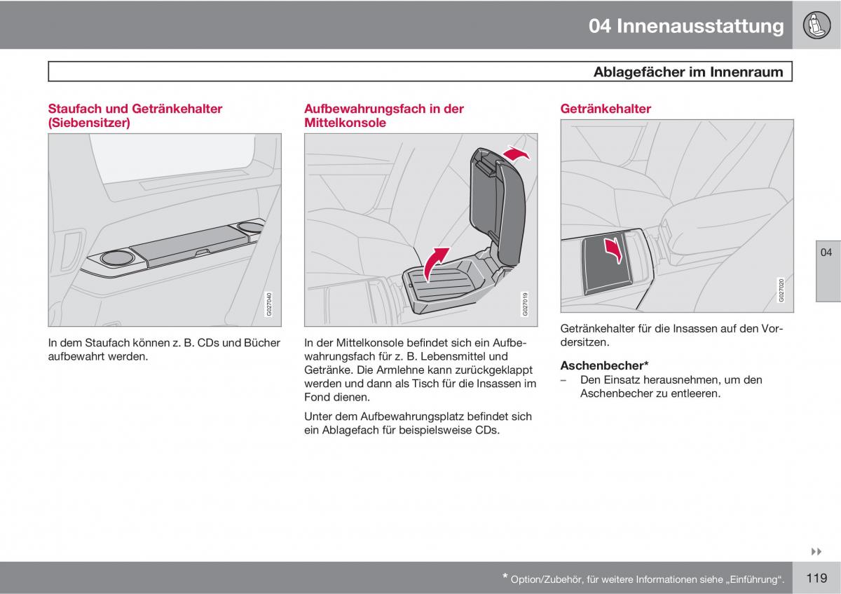 Volvo XC90 I 1 Handbuch / page 121