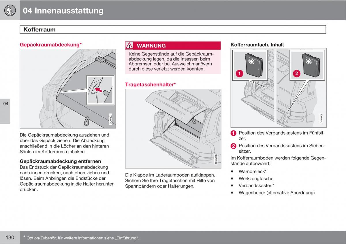 Volvo XC90 I 1 Handbuch / page 132