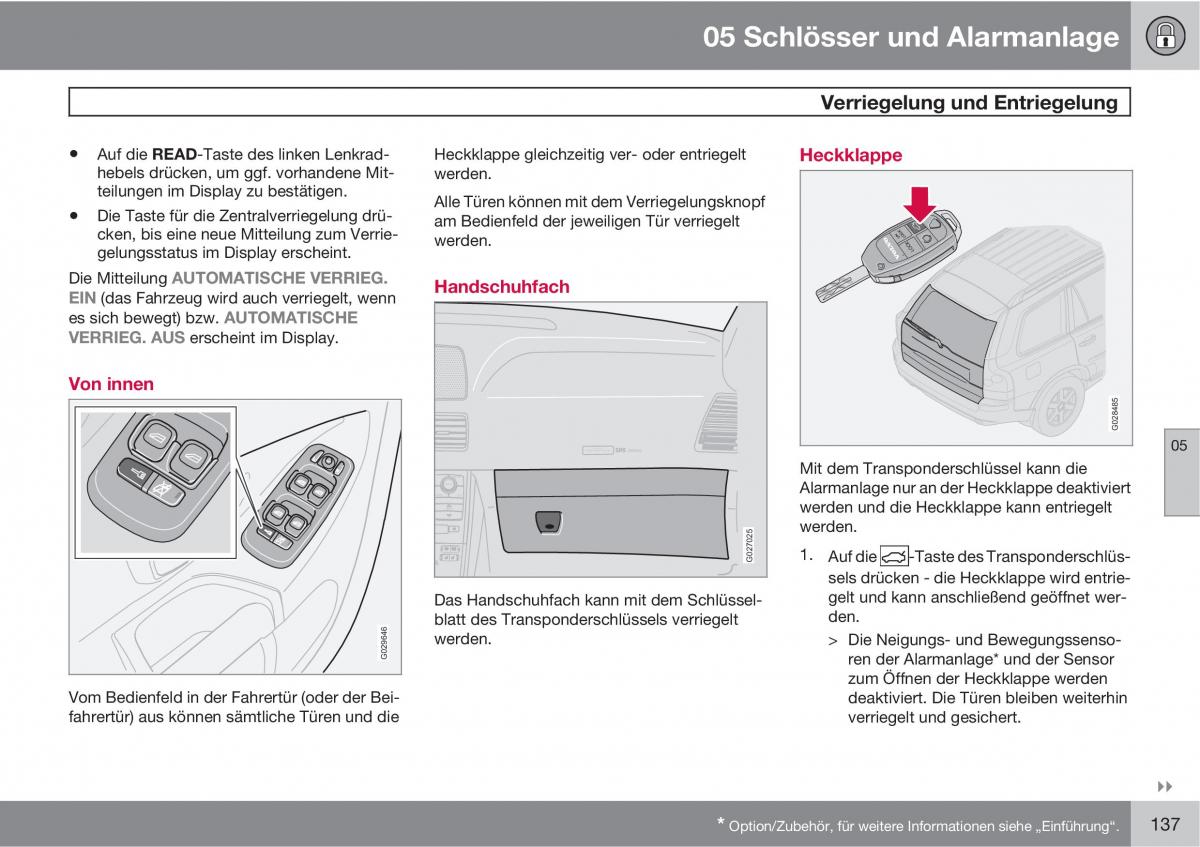 Volvo XC90 I 1 Handbuch / page 139