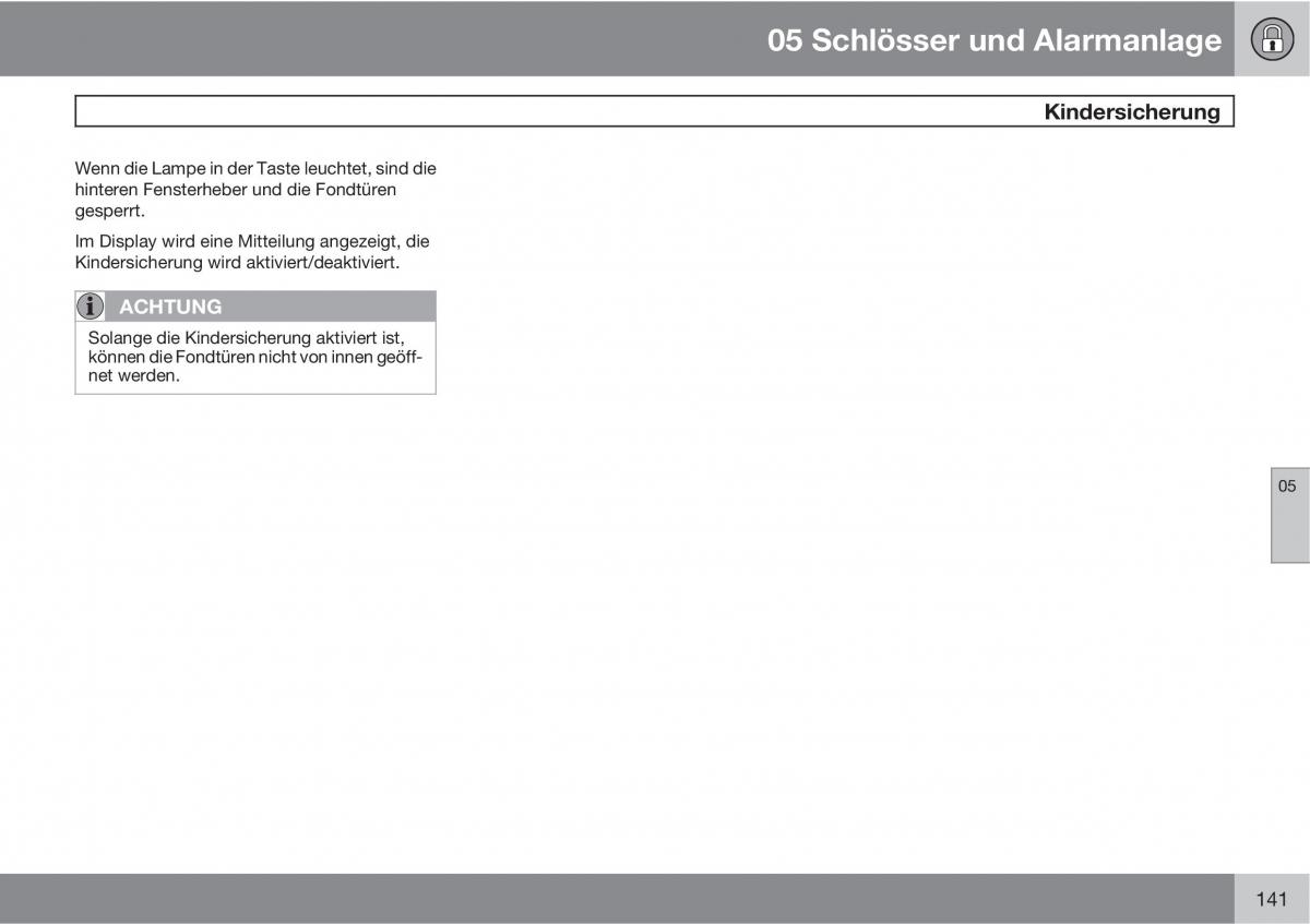 Volvo XC90 I 1 Handbuch / page 143