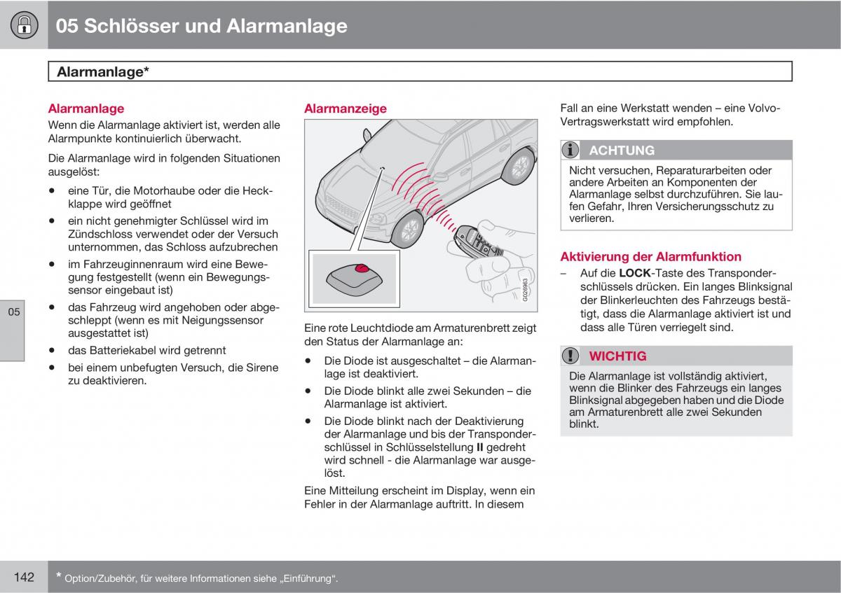 Volvo XC90 I 1 Handbuch / page 144