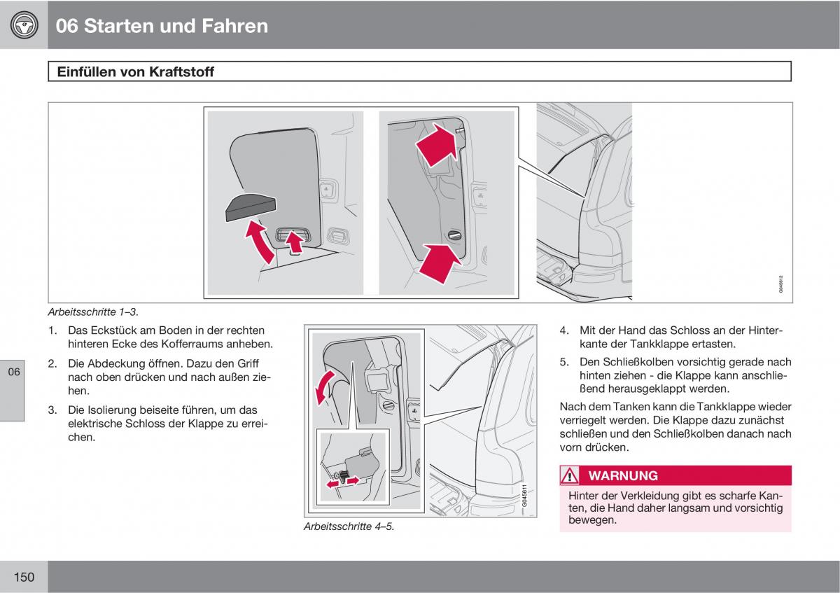 Volvo XC90 I 1 Handbuch / page 152