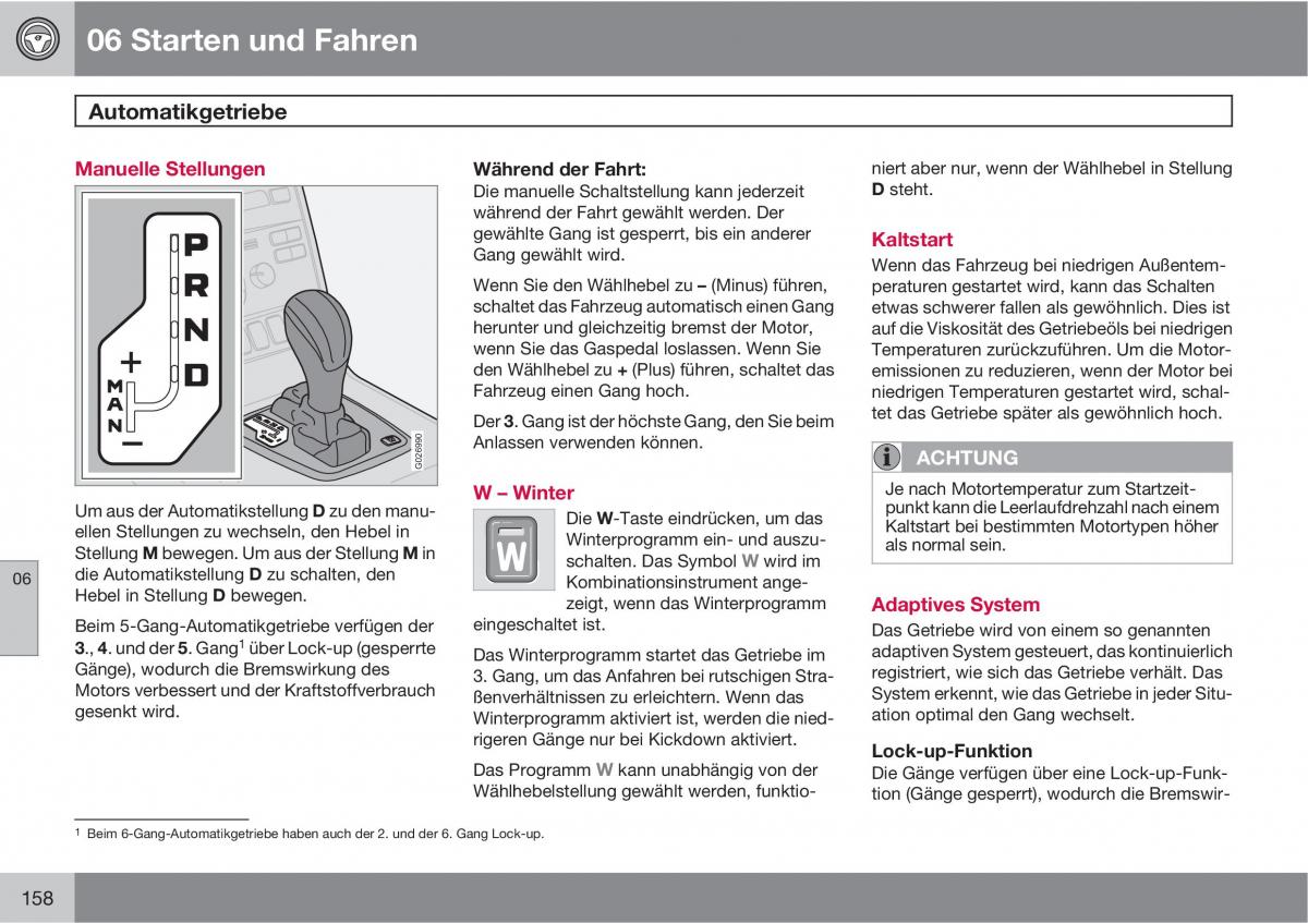 Volvo XC90 I 1 Handbuch / page 160