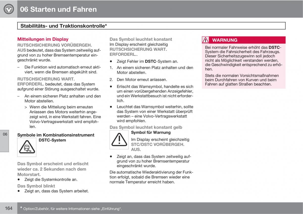 Volvo XC90 I 1 Handbuch / page 166