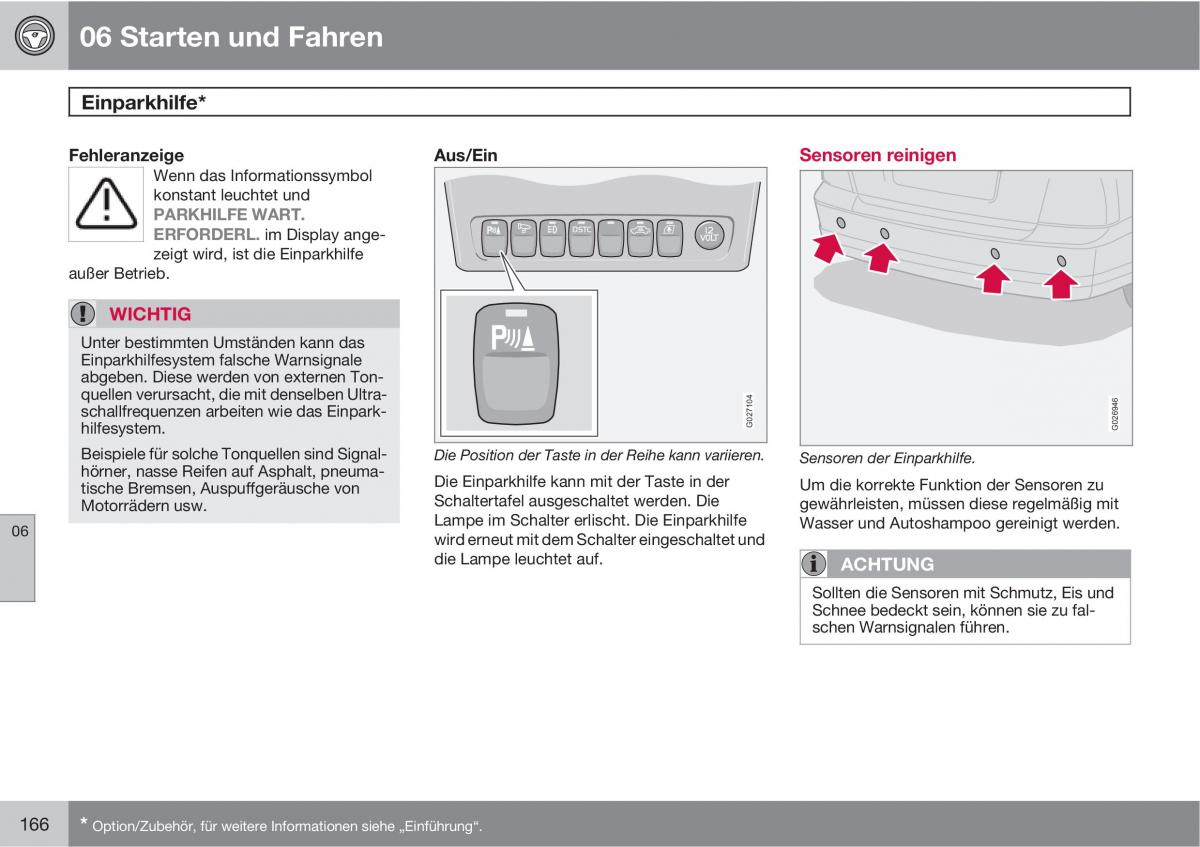 Volvo XC90 I 1 Handbuch / page 168