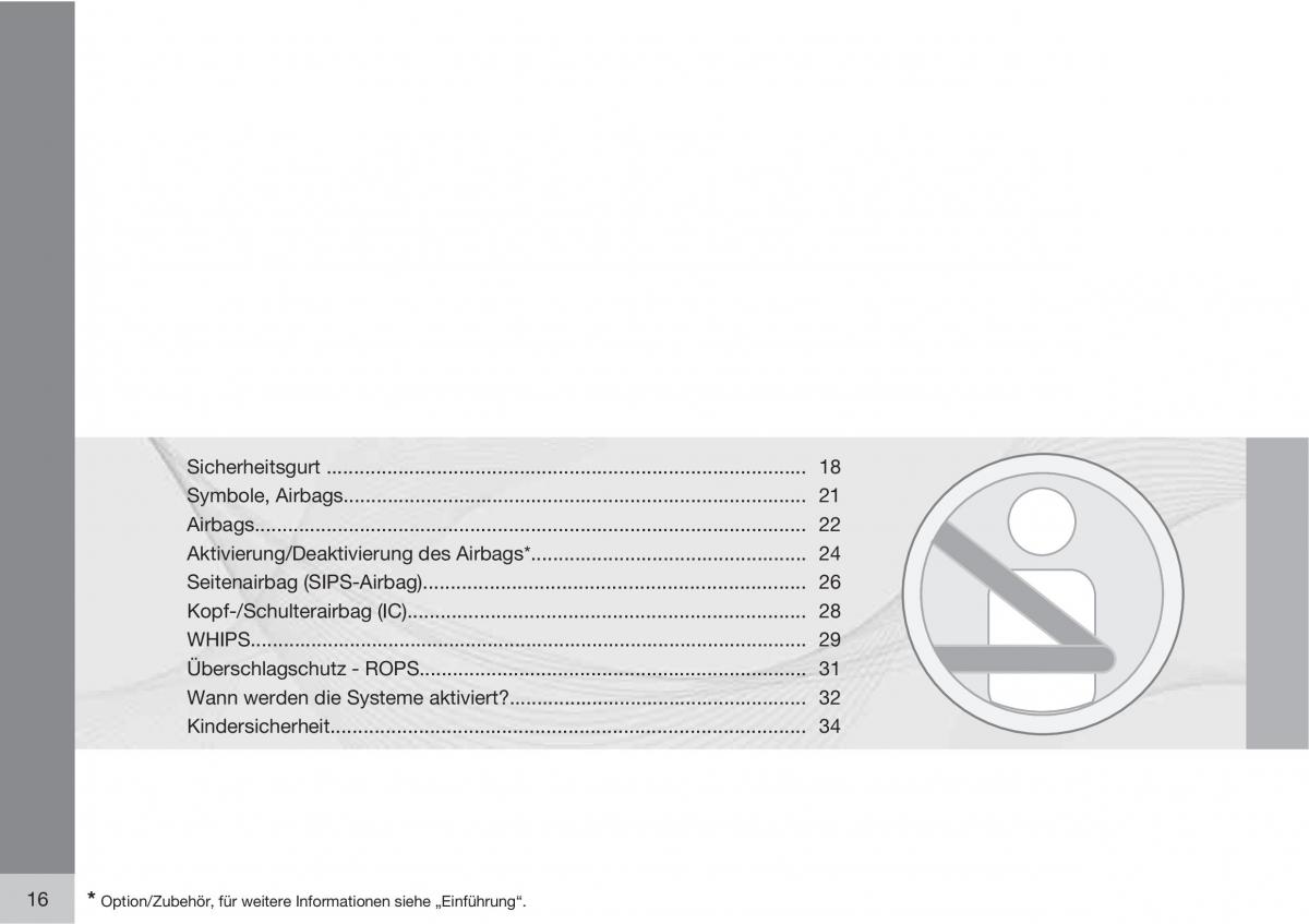 Volvo XC90 I 1 Handbuch / page 18