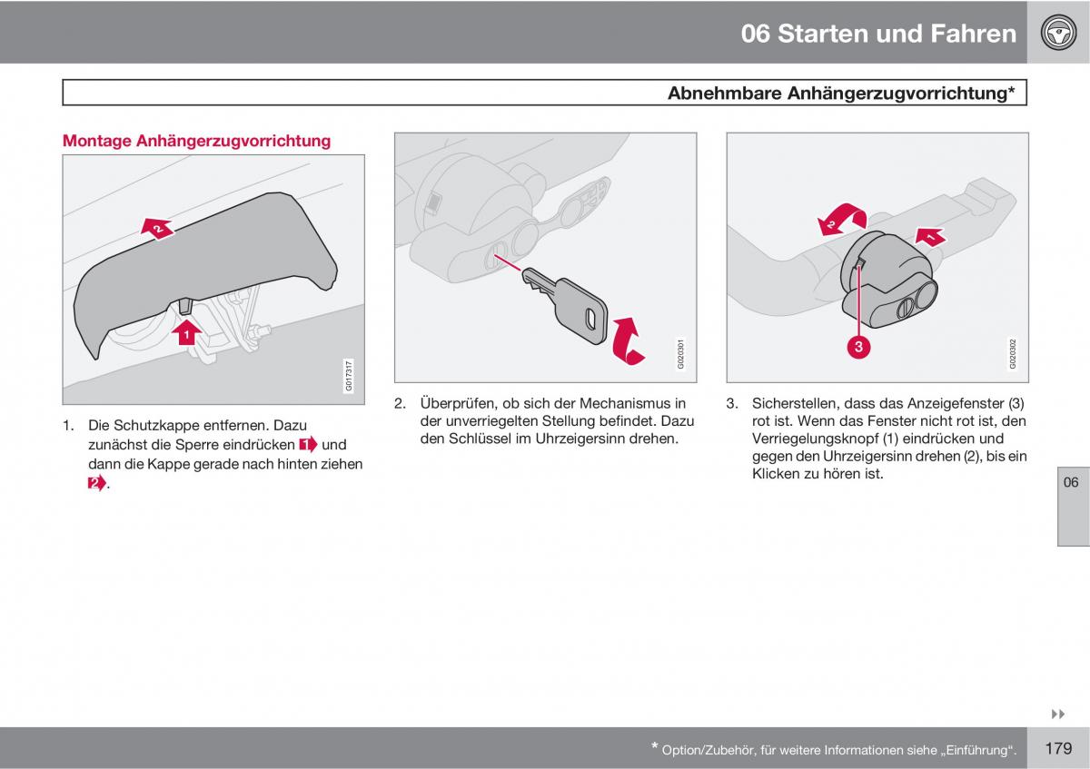 Volvo XC90 I 1 Handbuch / page 181