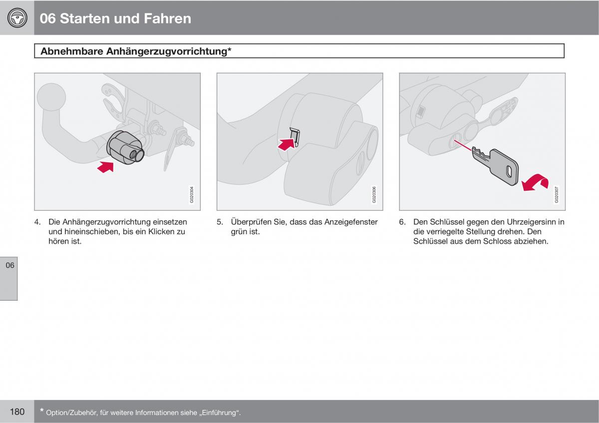 Volvo XC90 I 1 Handbuch / page 182