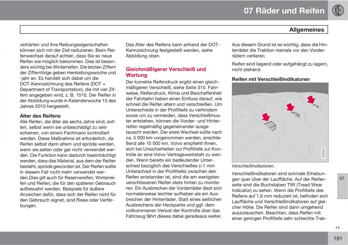 Volvo XC90 I 1 Handbuch / page 193