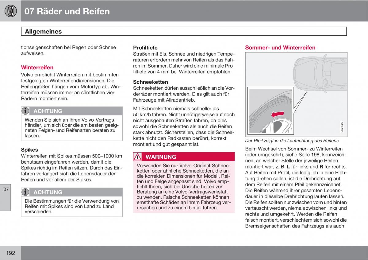 Volvo XC90 I 1 Handbuch / page 194