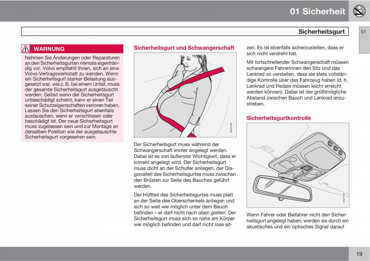 Volvo XC90 I 1 Handbuch / page 21