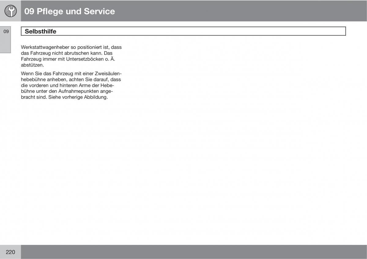 Volvo XC90 I 1 Handbuch / page 222