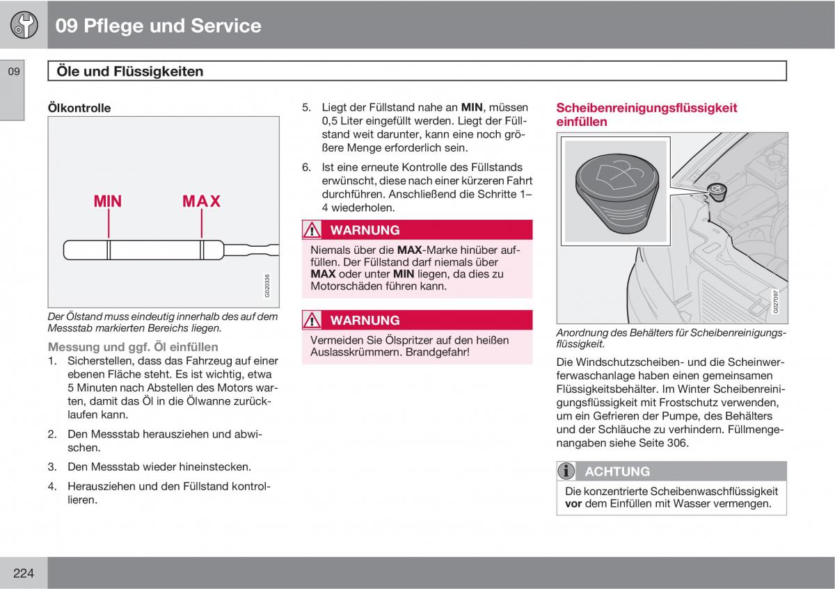 Volvo XC90 I 1 Handbuch / page 226