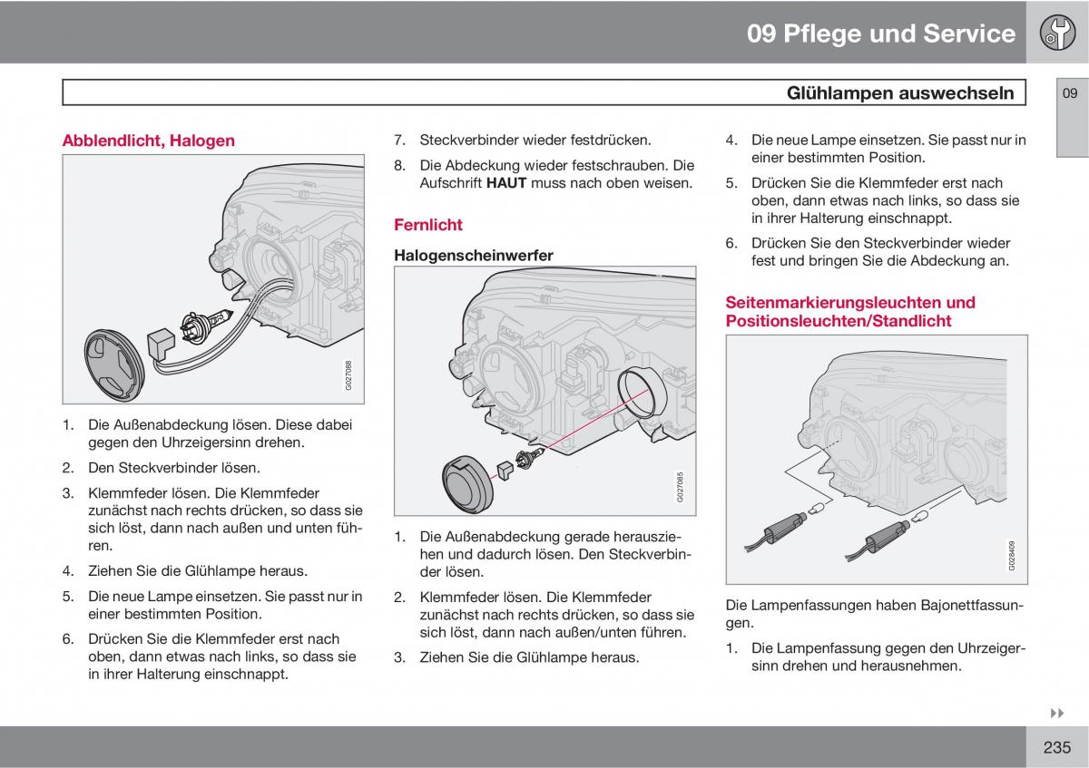 Volvo XC90 I 1 Handbuch / page 237