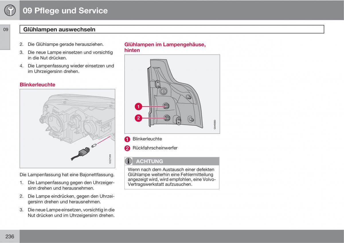 Volvo XC90 I 1 Handbuch / page 238