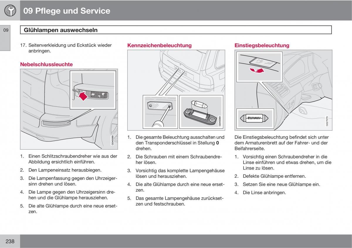 Volvo XC90 I 1 Handbuch / page 240