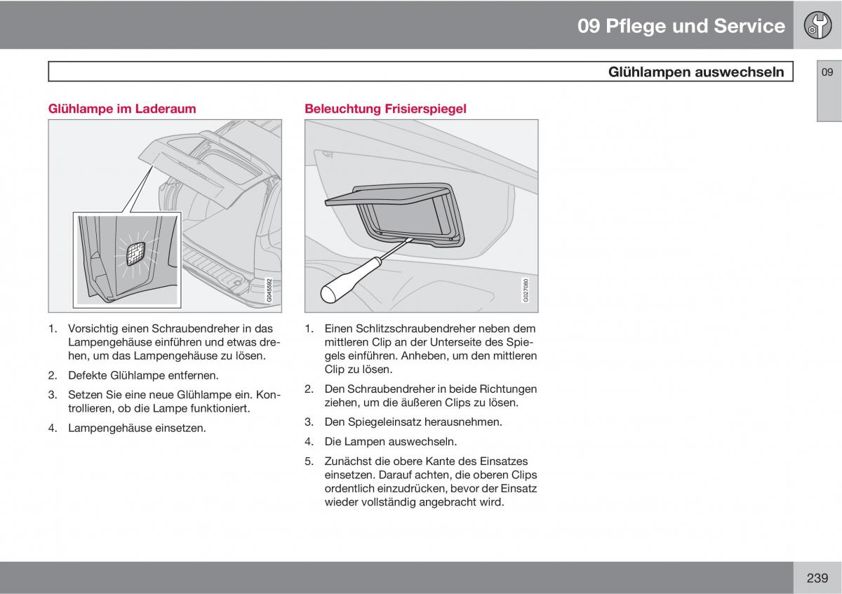 Volvo XC90 I 1 Handbuch / page 241