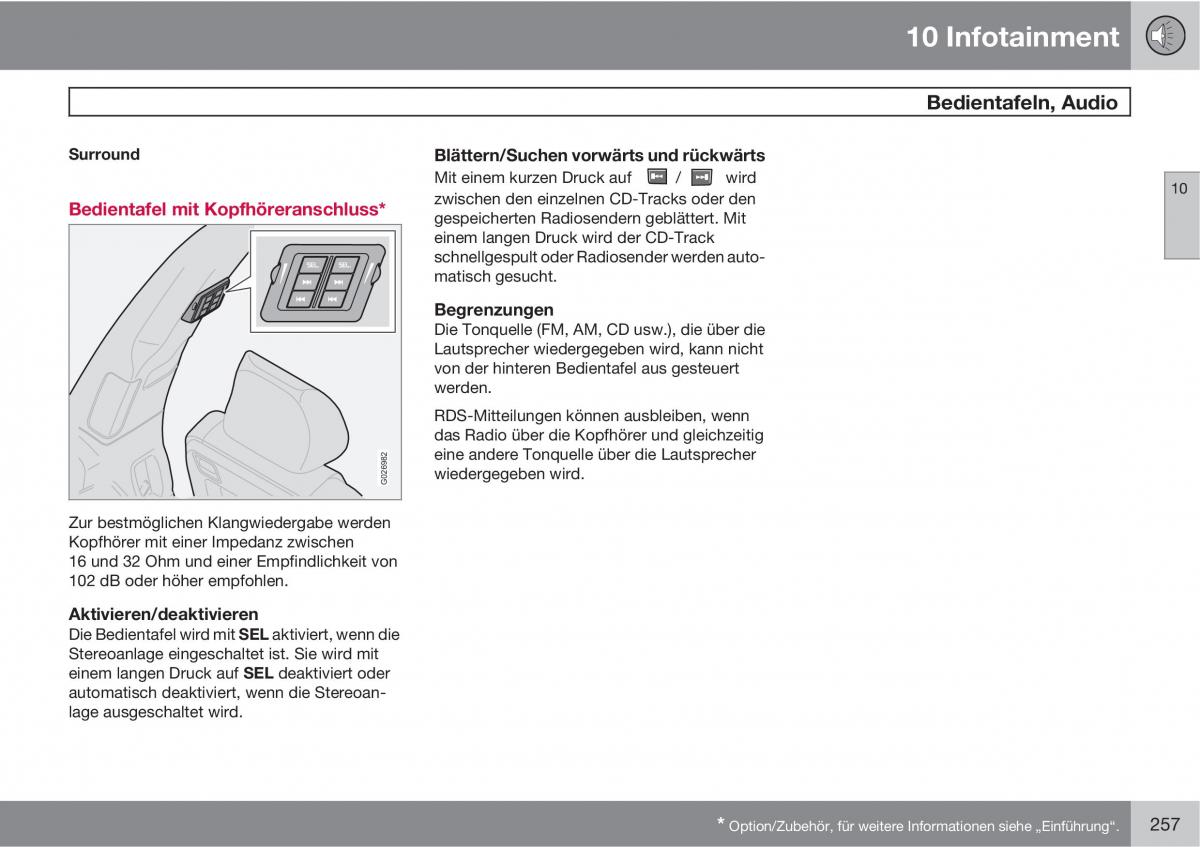 Volvo XC90 I 1 Handbuch / page 259