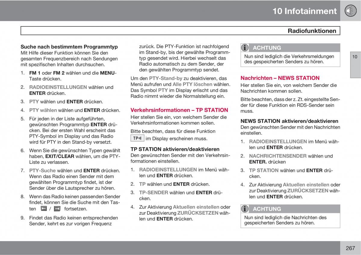 Volvo XC90 I 1 Handbuch / page 269